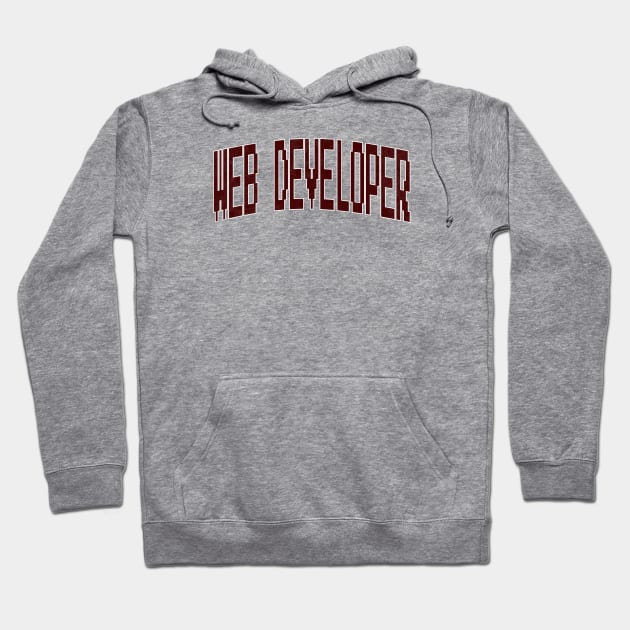 web developer Hoodie by food's life